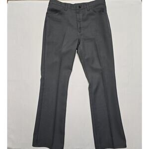 Vintage Wrangler Pants 34x32 Regular Fit 82682GY Talon Zip Rockabilly Retro 80s